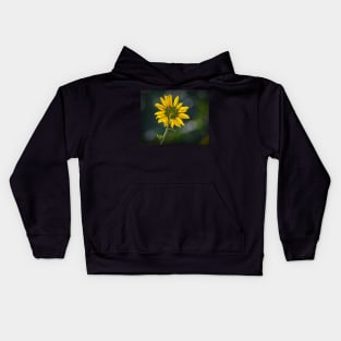 Sunny Sunflower Following the Sun With Enhancements Kids Hoodie